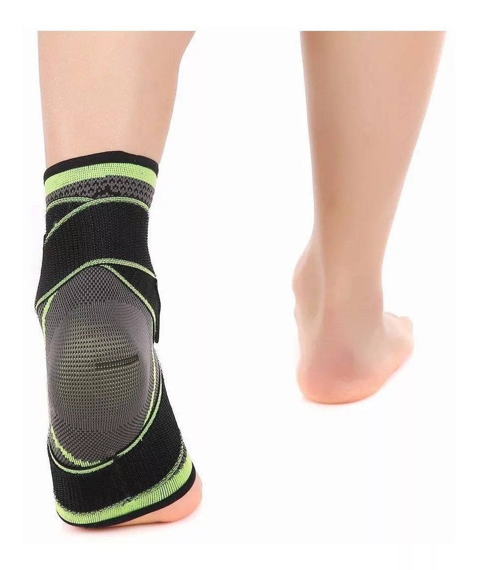 Pack 2 Tobillera De Compresión Ajustable